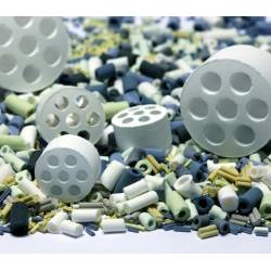 Adsorbents for front-end purification units in air separation plants