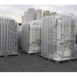 Stationary carbon dioxide tanks and reservoirs