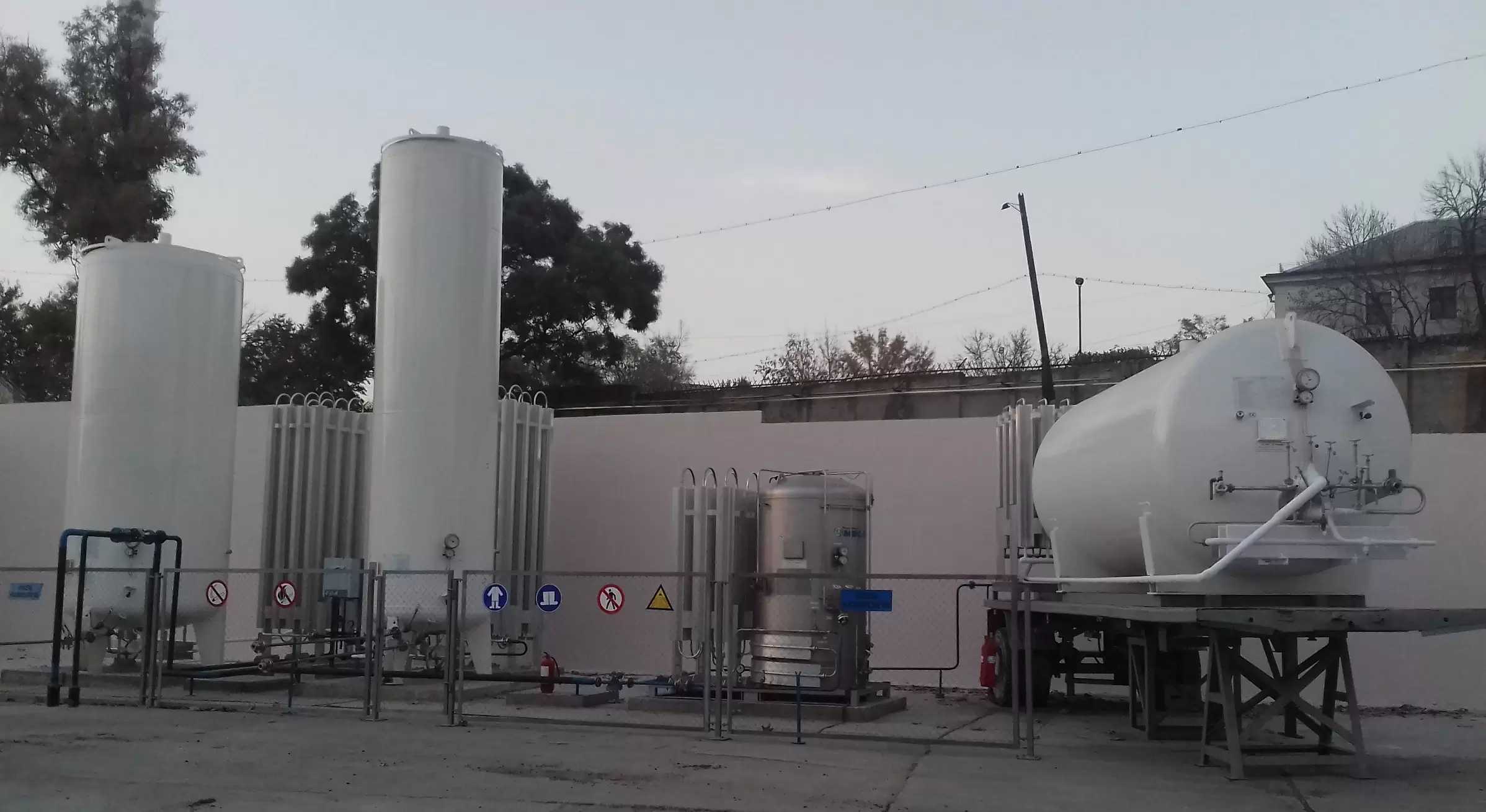 02.08.2015 - Станция хранения и газификации введена в эксплуатацию 